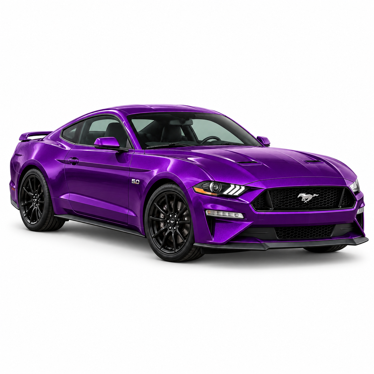 Mustang S550 (2015–2023) — front three-quarter view on white
