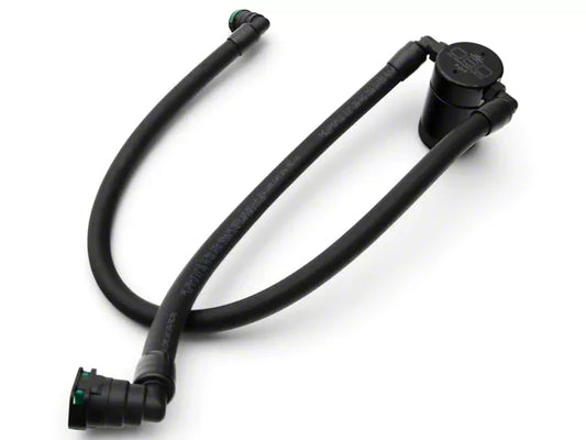 J&L 3091P-B oil separator and hoses on a white background