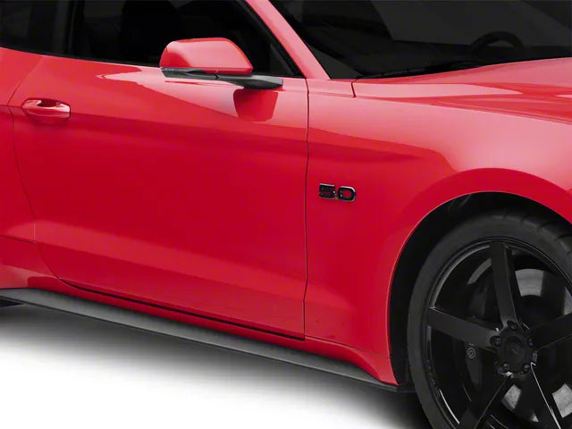 Ford Performance Coyote 5.0 Fender Emblems, Black — Pair